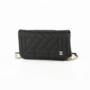 Chanel Satin Quilted Shoulder Bag